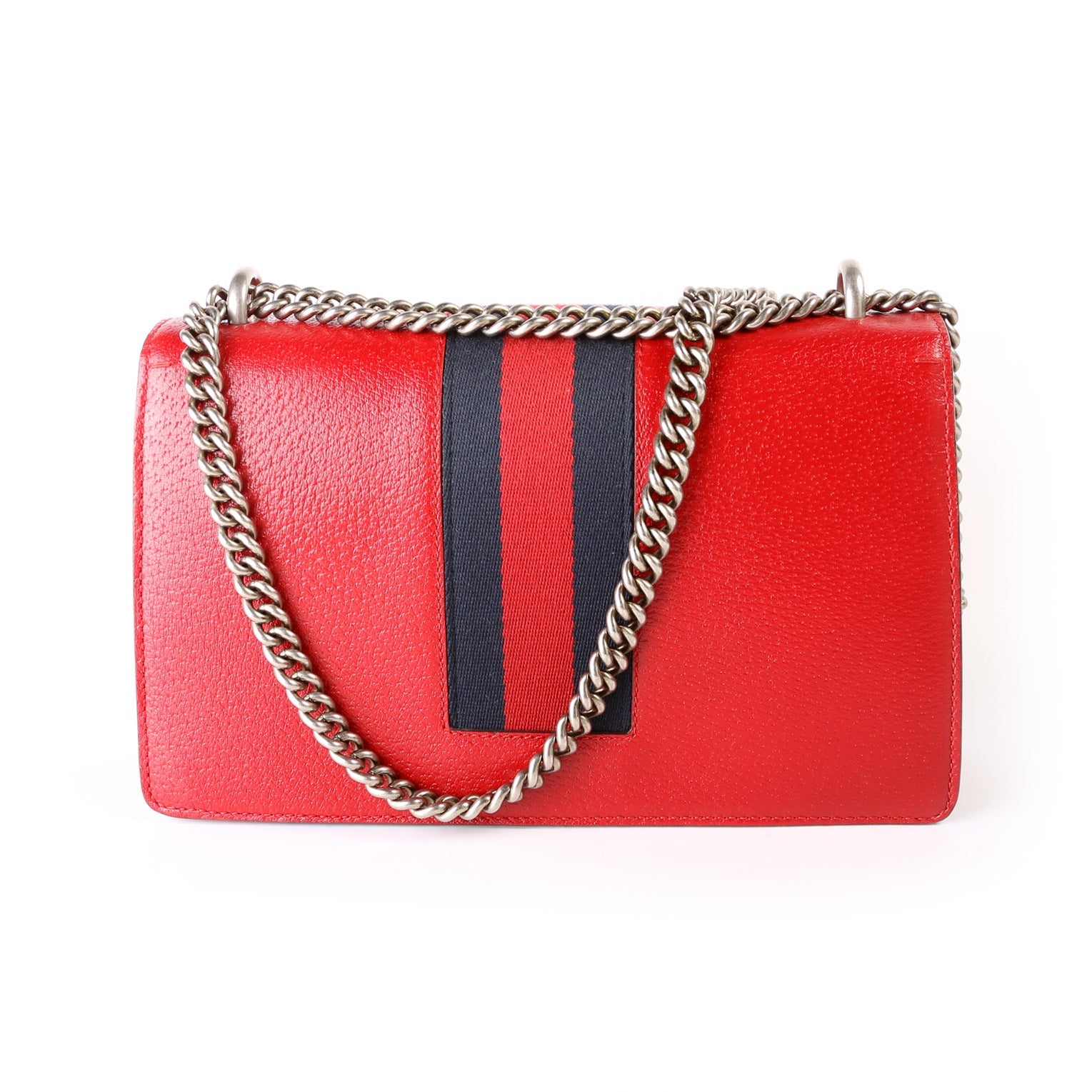Dionysus Embroidered Leather Shoulder Small
