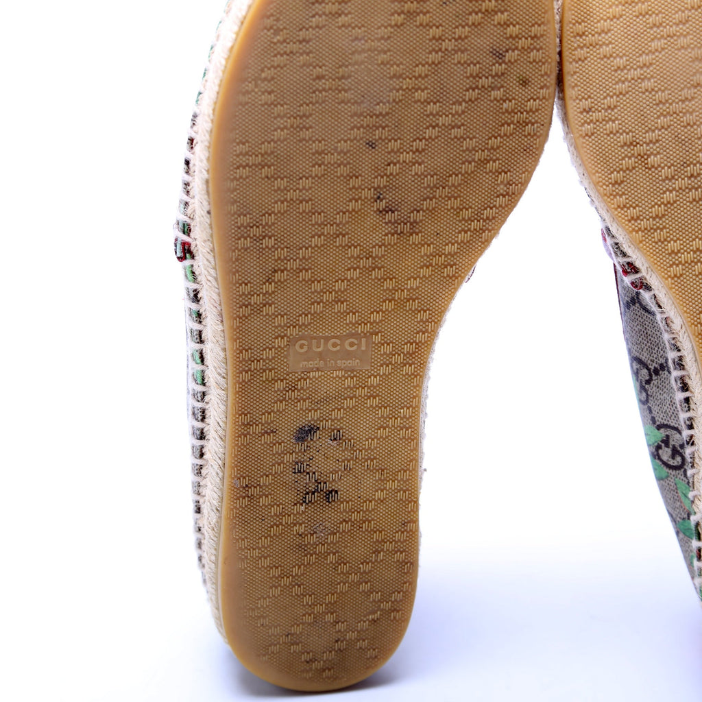 Gucci GG Tian Espadrilles Size 37