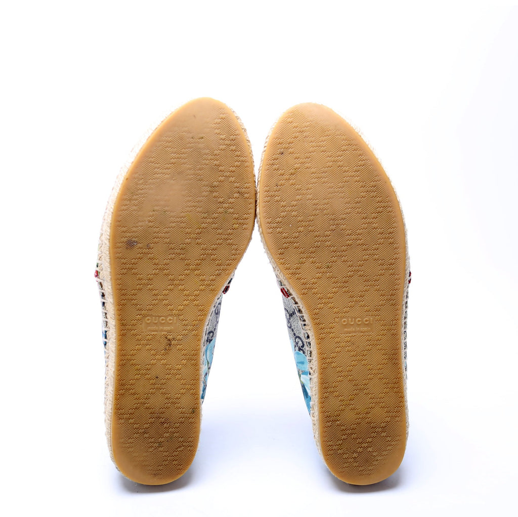 Gucci GG Blooms Espadrilles Size 37.5