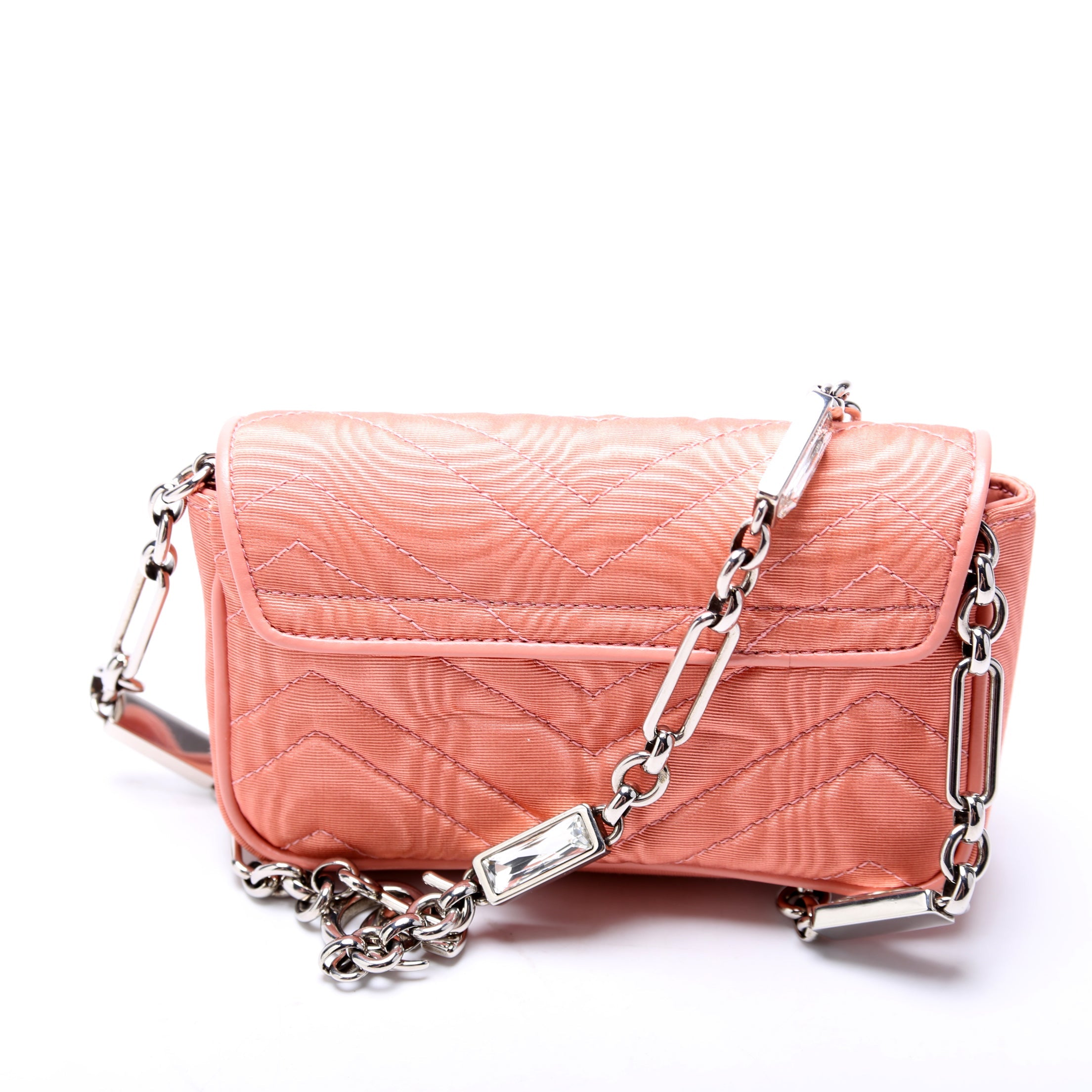 Marmont Rhinestone Moire Mini Belt Bag 746608