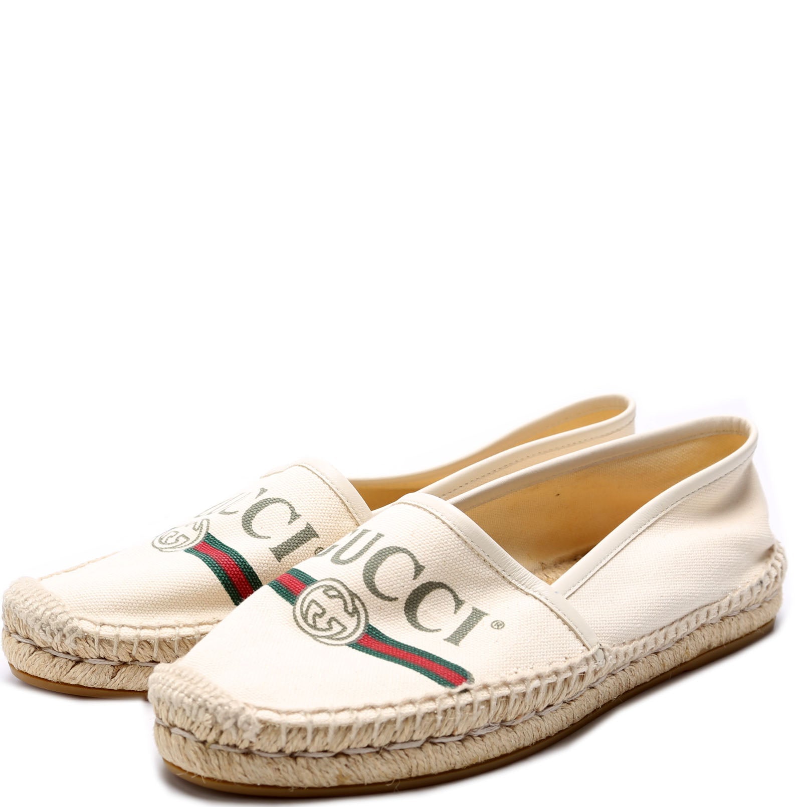 Gucci GG Logo Espadrilles Size 37