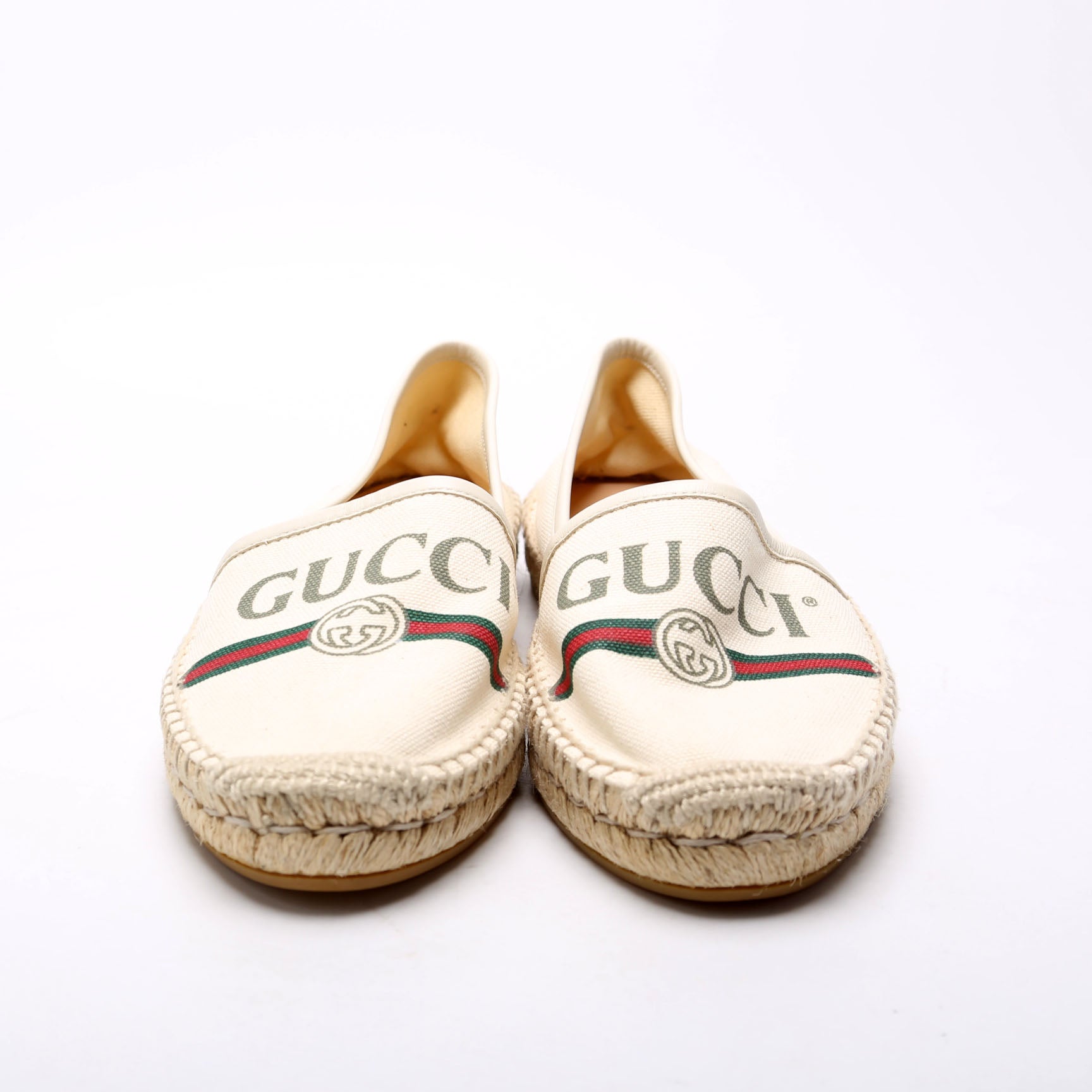 Gucci GG Logo Espadrilles Size 37