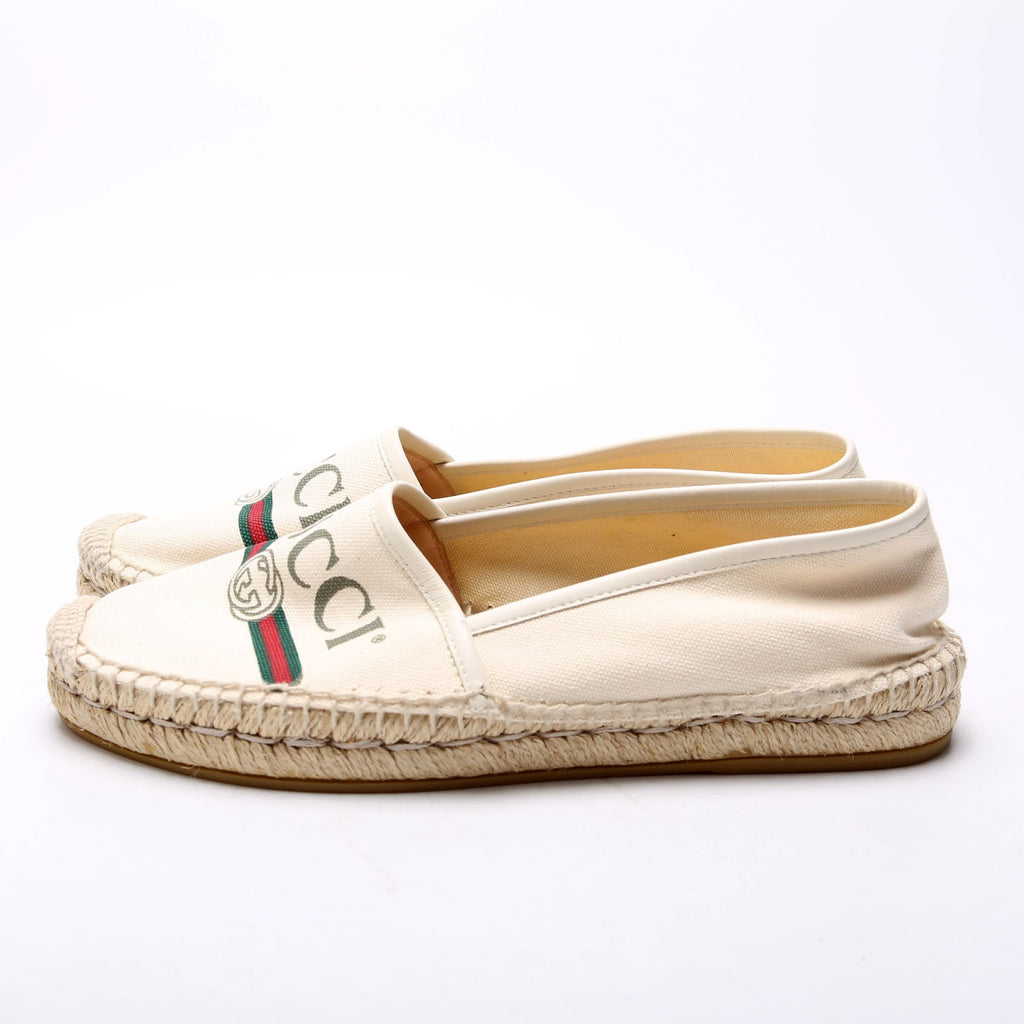 Gucci GG Logo Espadrilles Size 37