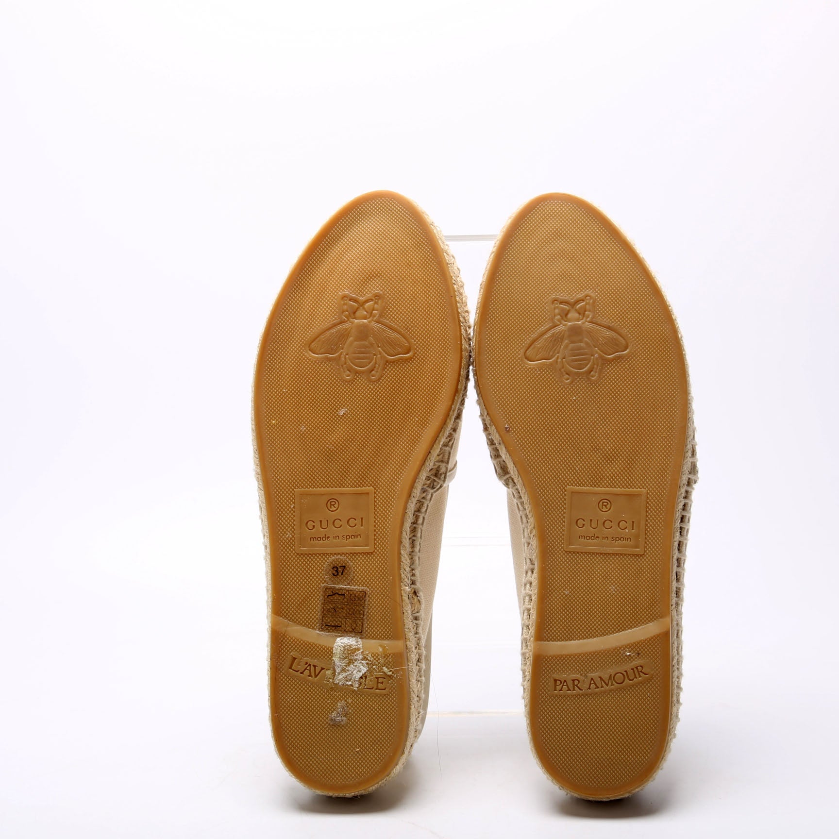 Gucci GG Logo Espadrilles Size 37