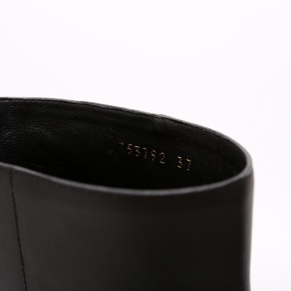 Gucci Horsebit Leather Moto Boots Size 37