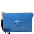 A Medusa Large Wristlet Pouch Blue