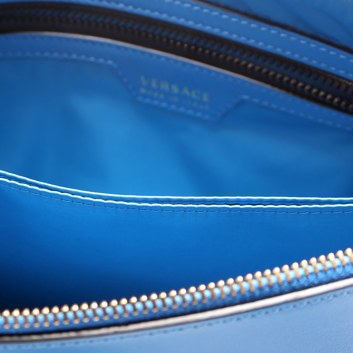 A Medusa Large Wristlet Pouch Blue