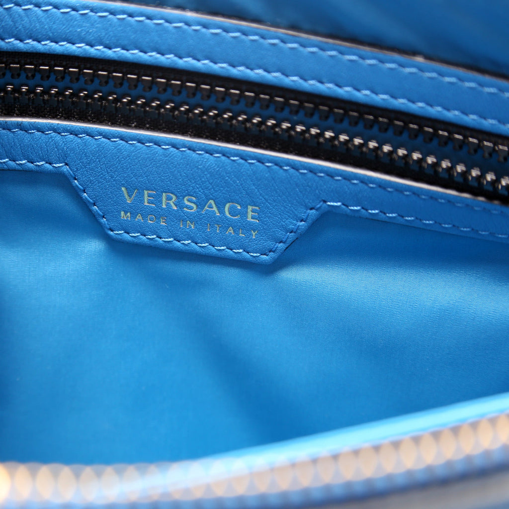 A Medusa Large Wristlet Pouch Blue