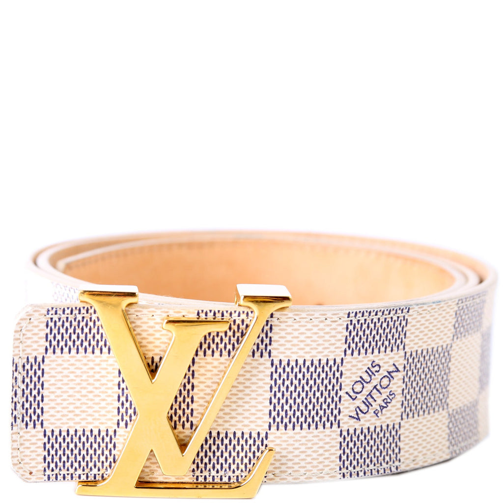 LV Initiales 40MM Azure Belt Size 85/34