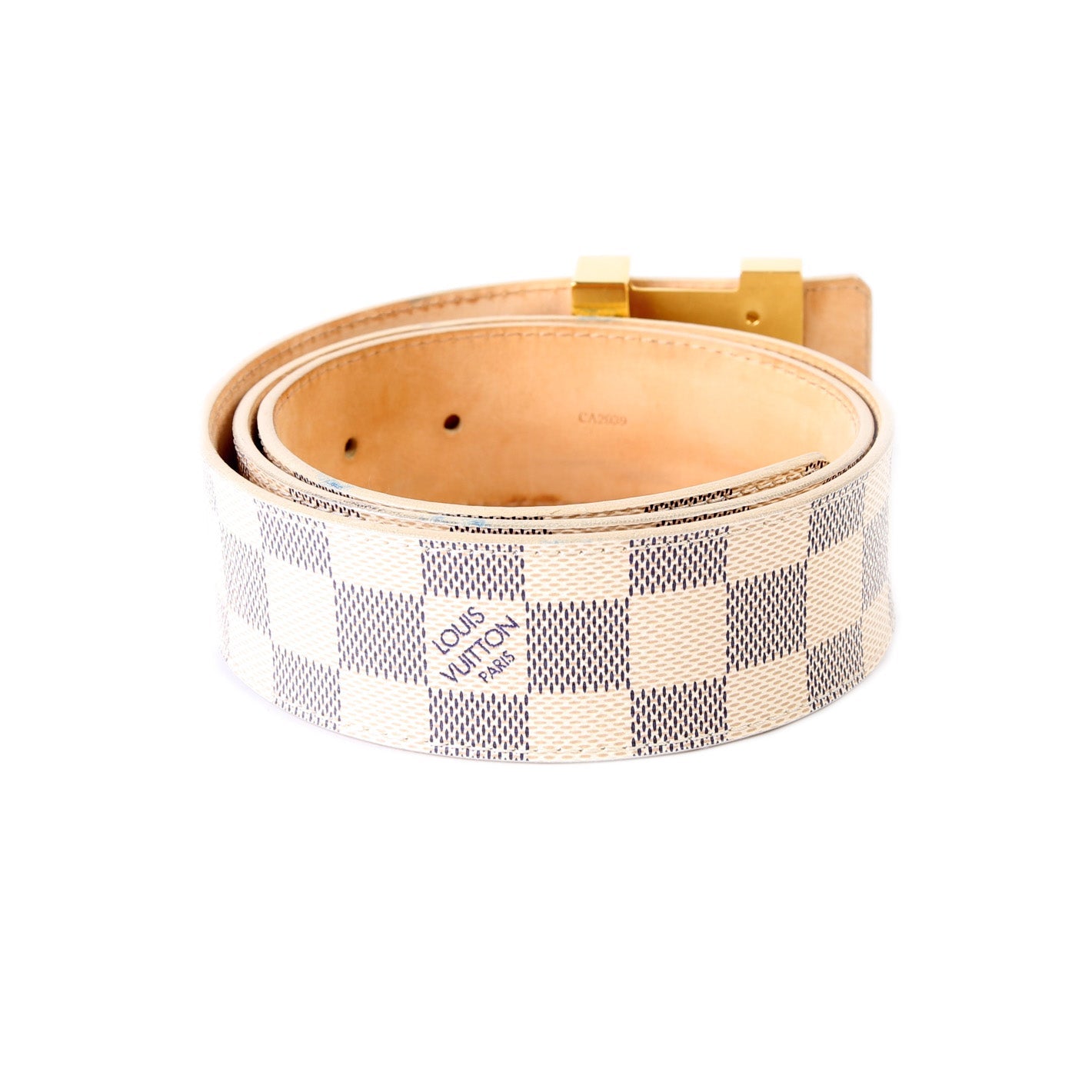 LV Initiales 40MM Azure Belt Size 85/34