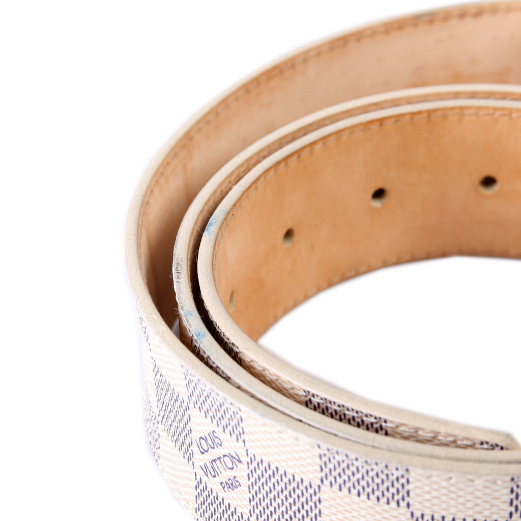 LV Initiales 40MM Azure Belt Size 85/34