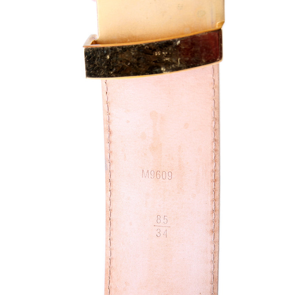 LV Initiales 40MM Azure Belt Size 85/34