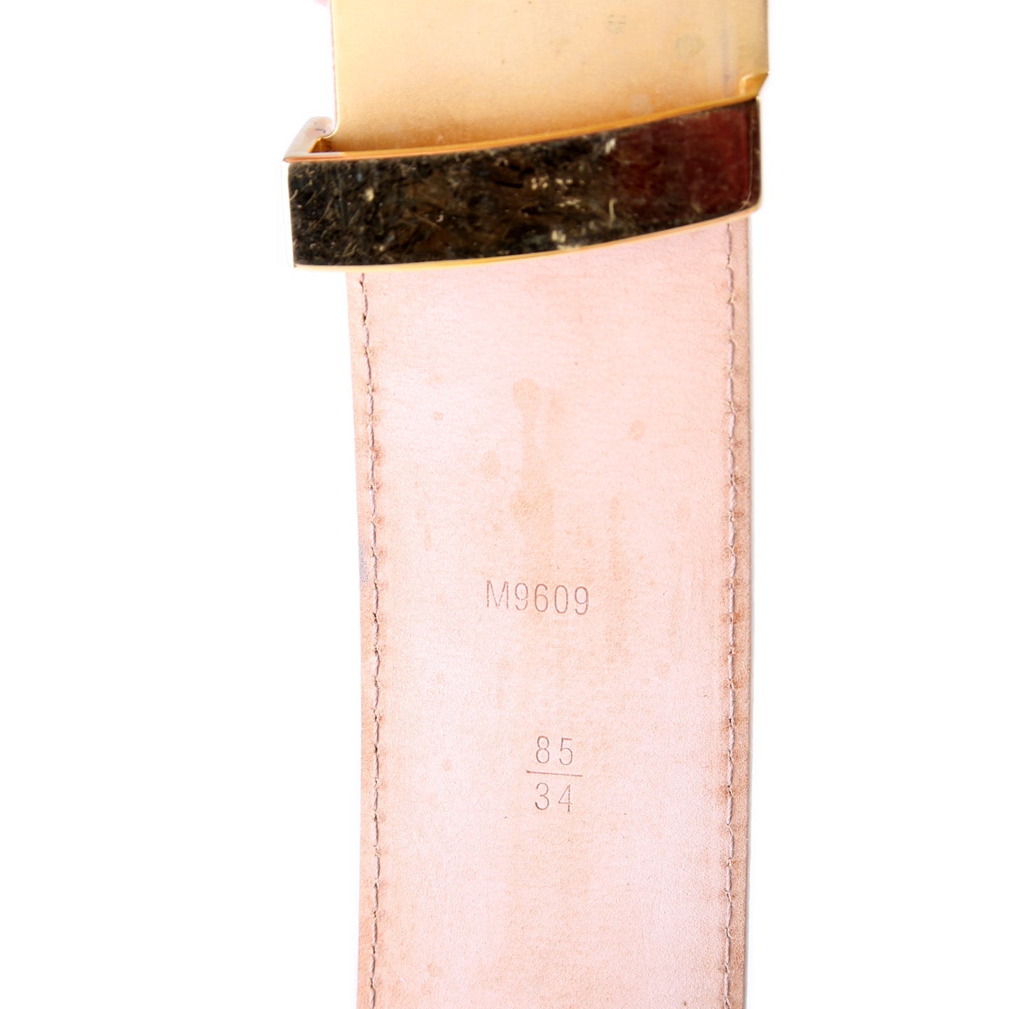 LV Initiales 40MM Azure Belt Size 85/34