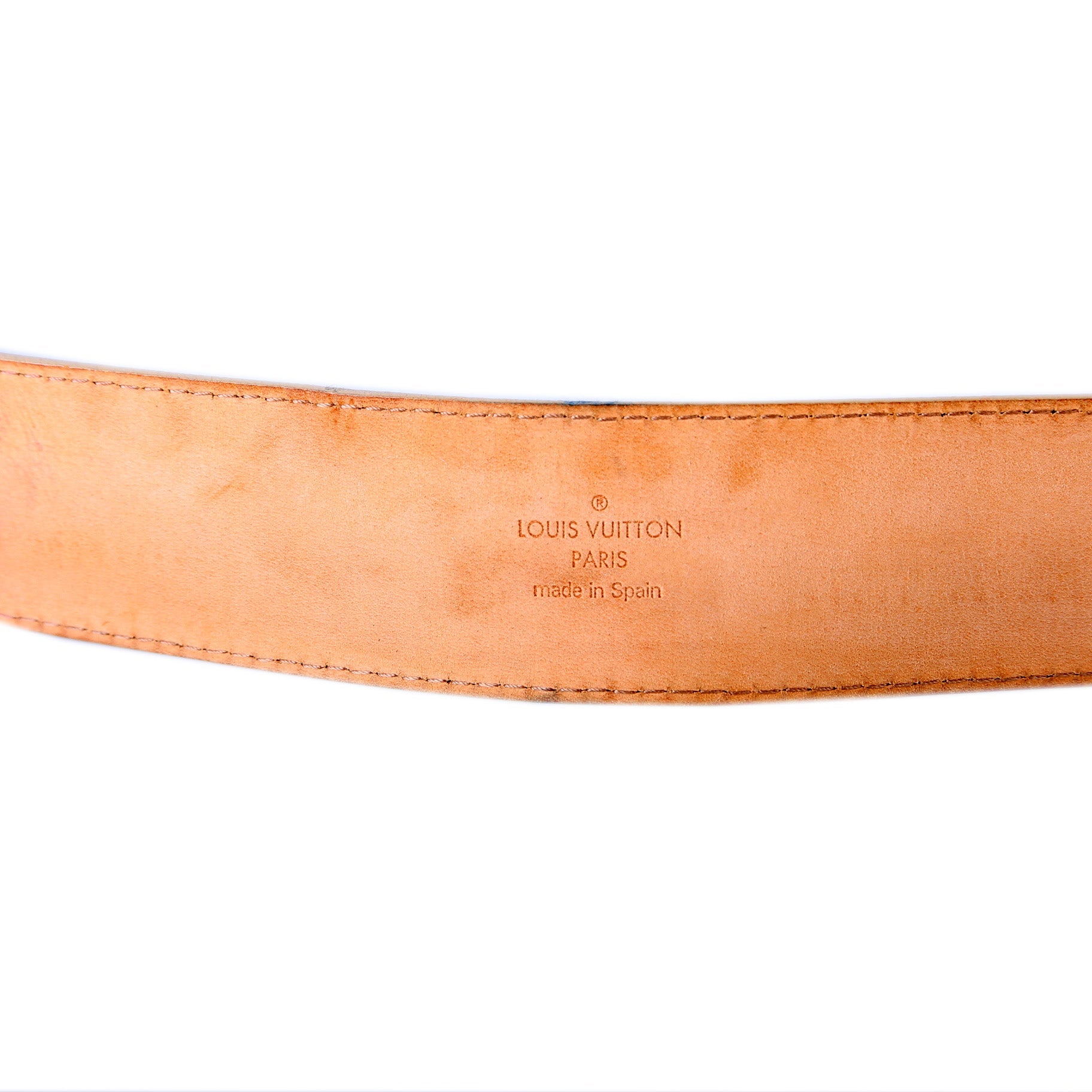 LV Initiales 40MM Azure Belt Size 85/34