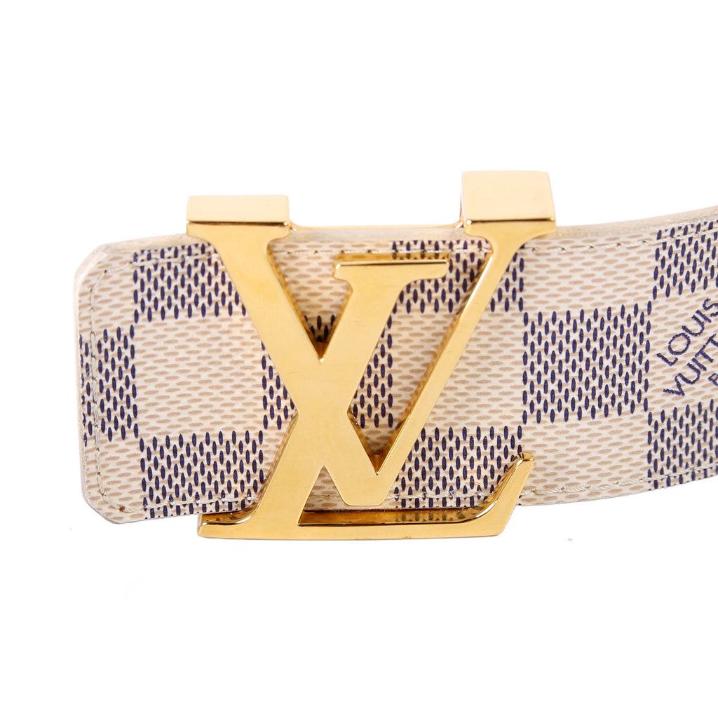 LV Initiales 40MM Azure Belt Size 85/34