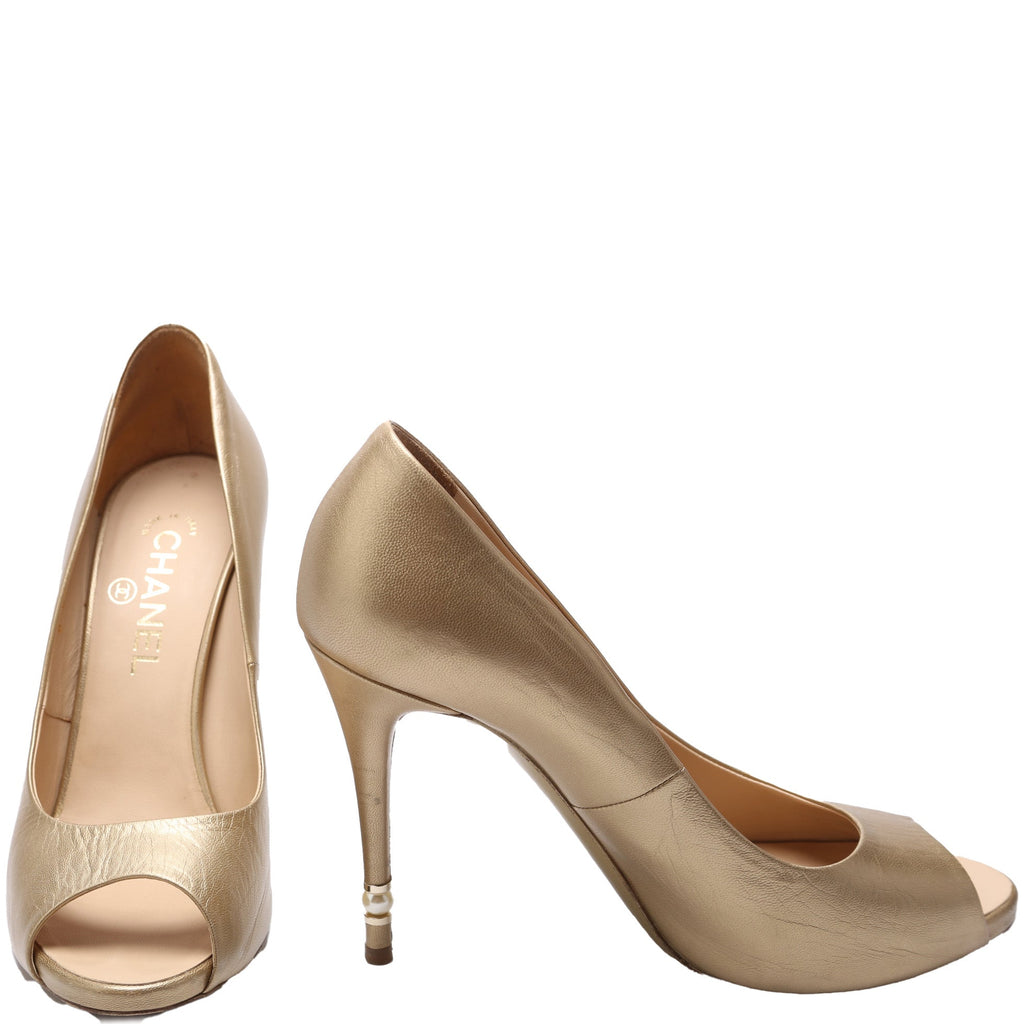 Open Toe Pumps Size 39.5