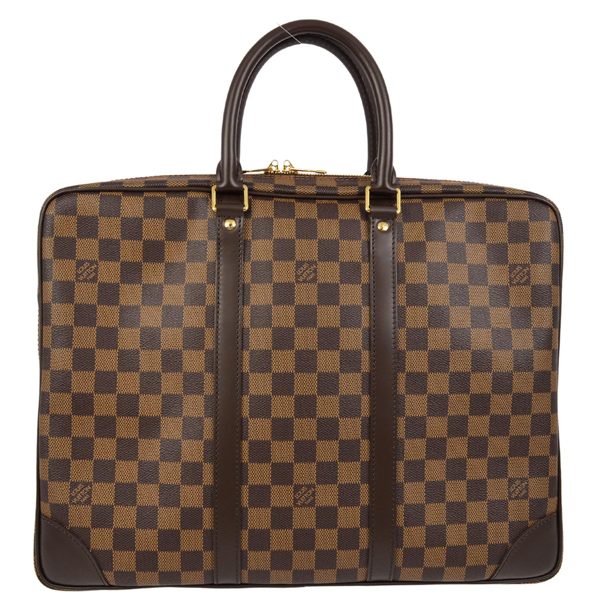 Louis Vuitton 2014 Damier Porte Documents Voyage Handbag N41124