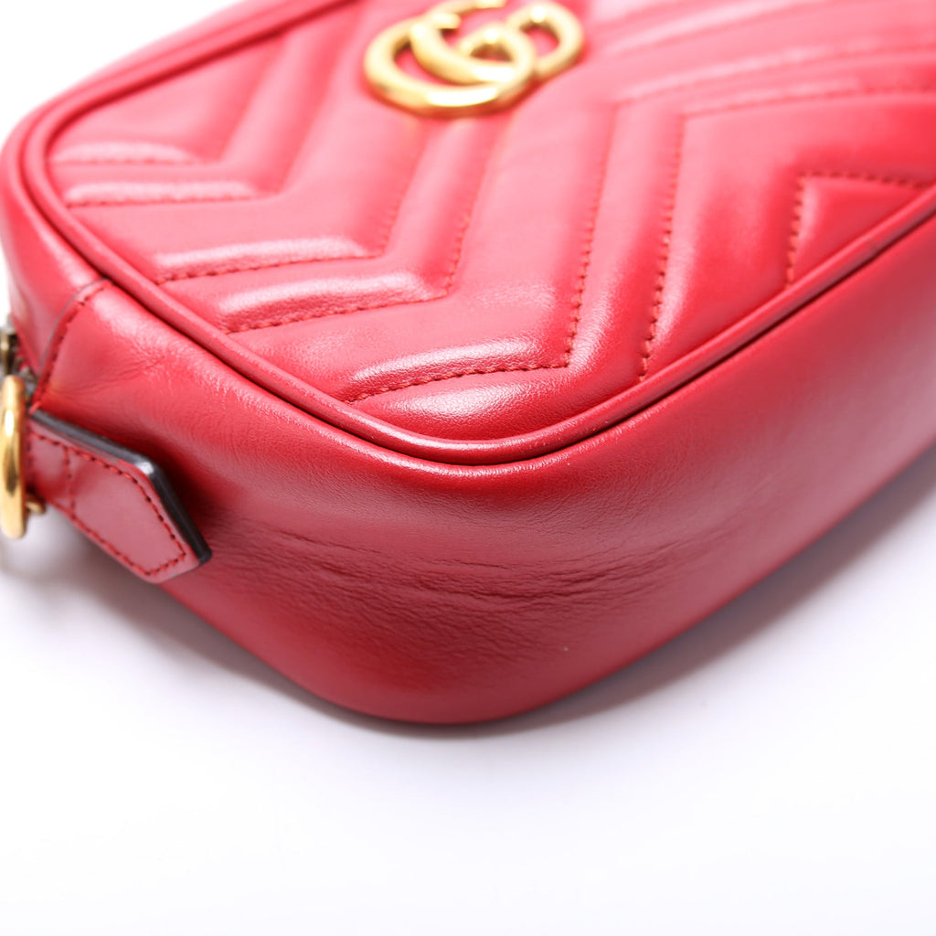 Gucci Marmont Mini Camera Bag 448065 Red