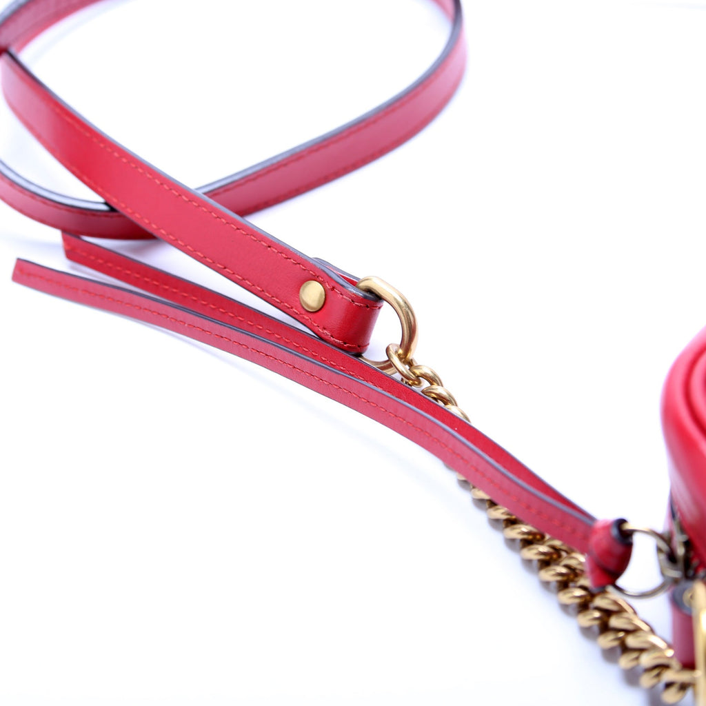 Gucci Marmont Mini Camera Bag 448065 Red