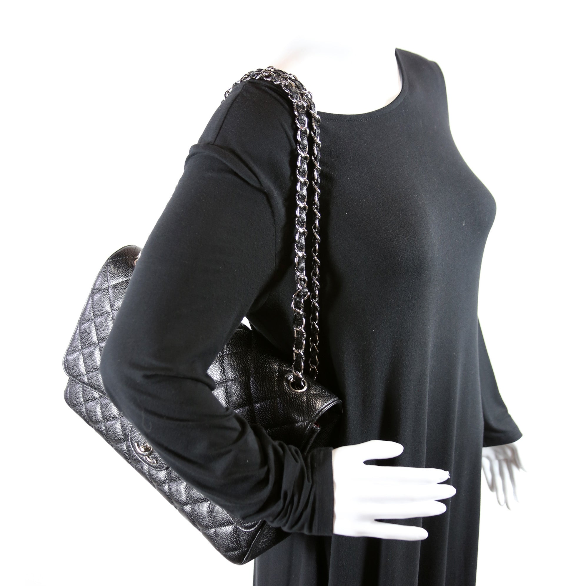 Classic Flap Maxi Caviar 14-16M
