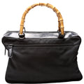 000.2040 Nylon/Patent Bamboo Handle Vintage