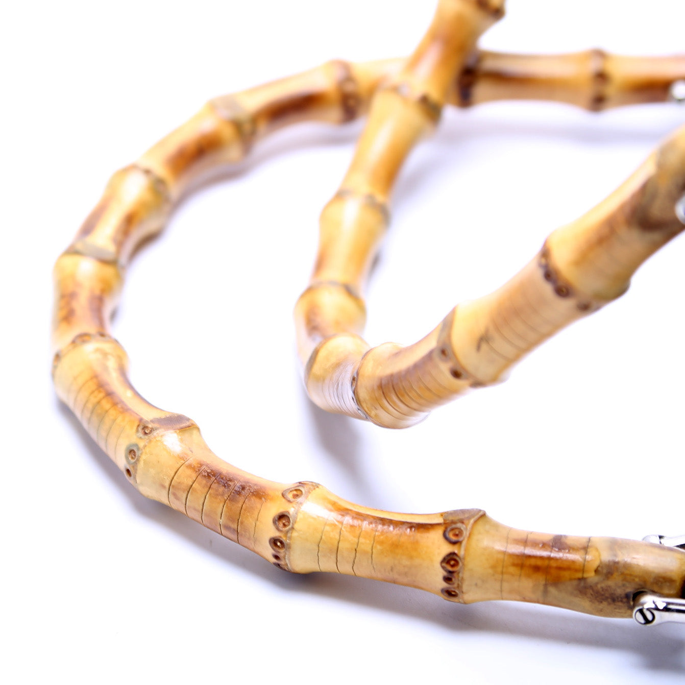 000.2040 Nylon/Patent Bamboo Handle Vintage