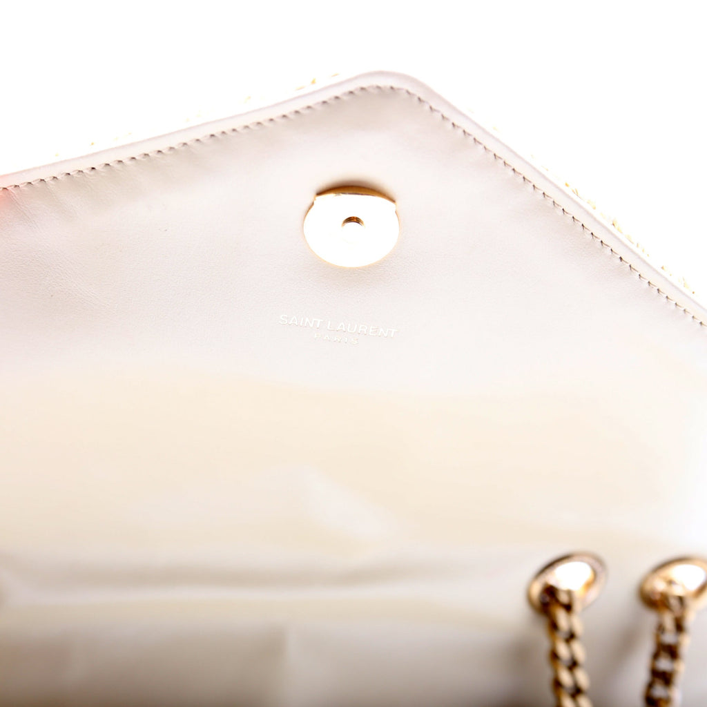 Loulou Satchel Medium Raffia