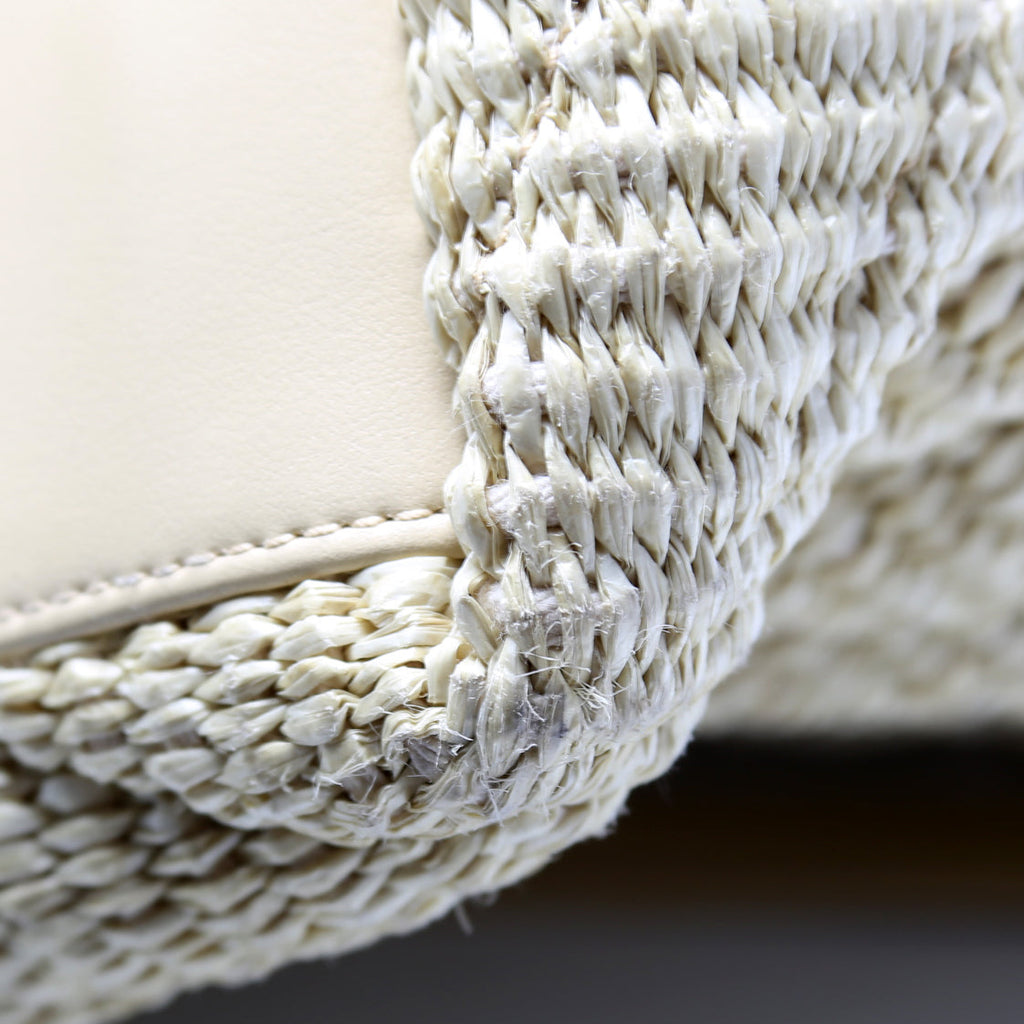 Loulou Satchel Medium Raffia