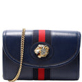 573797 Rajah Web Mini Bag Leather