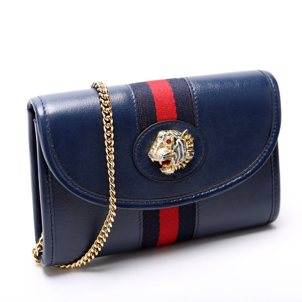 573797 Rajah Web Mini Bag Leather