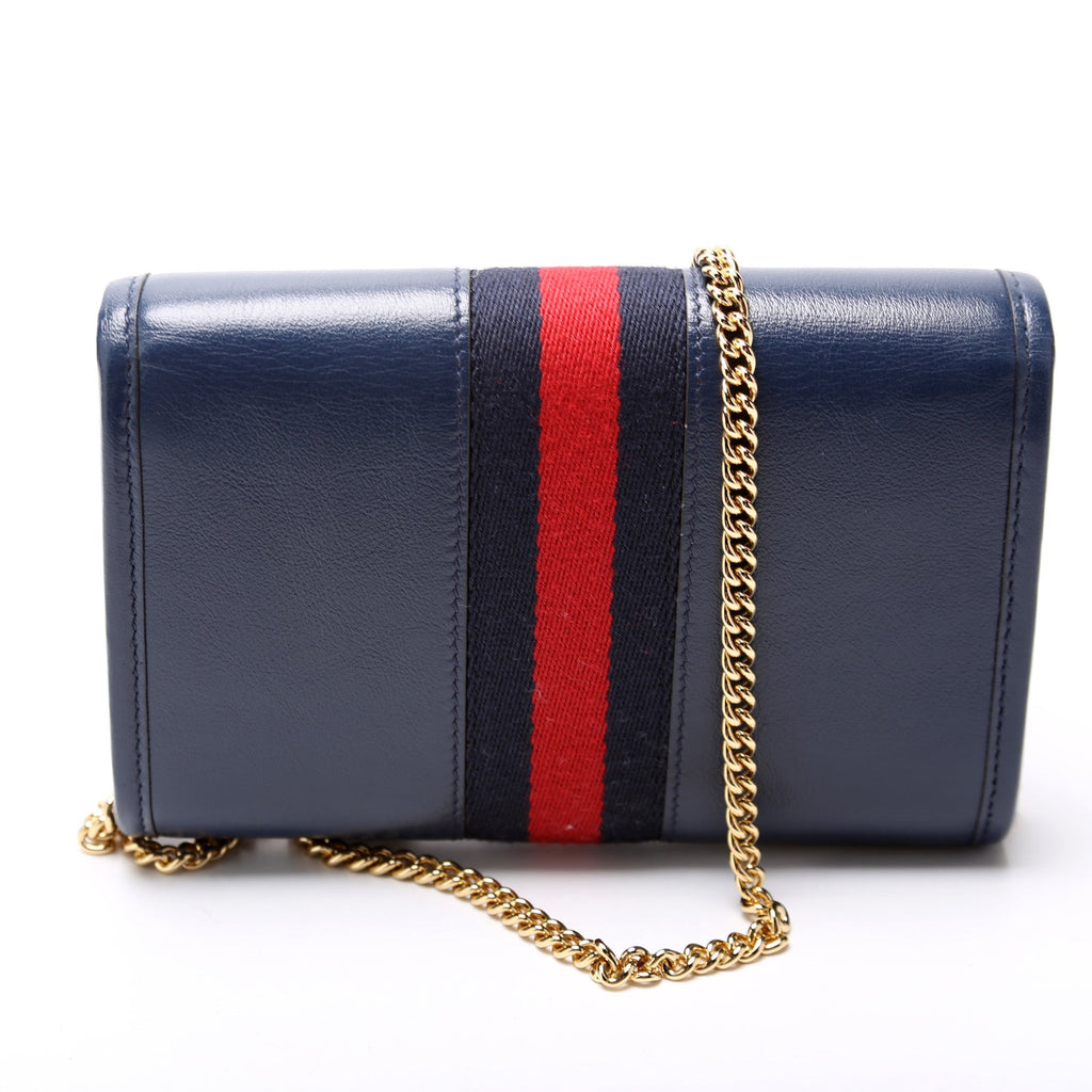 573797 Rajah Web Mini Bag Leather