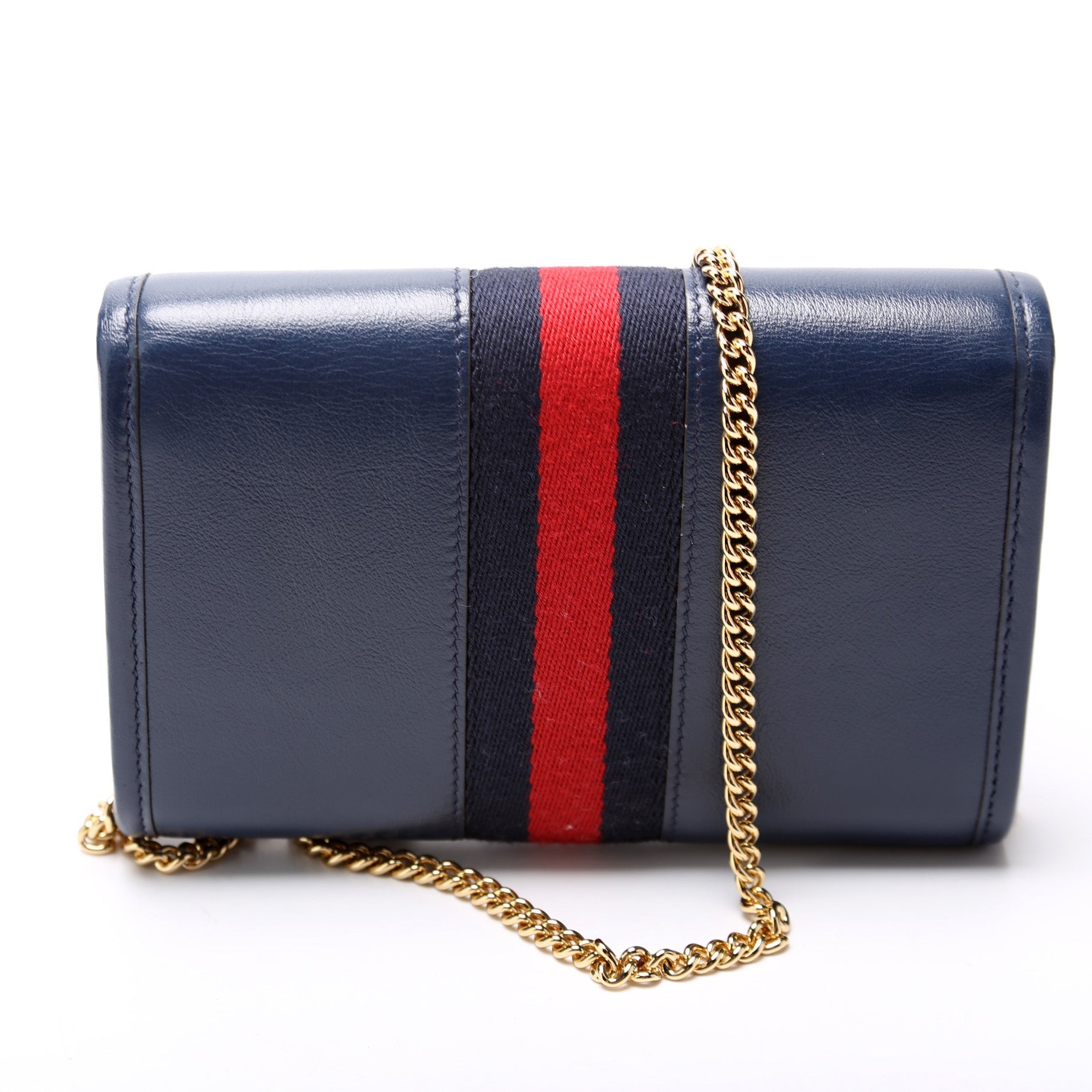 573797 Rajah Web Mini Bag Leather