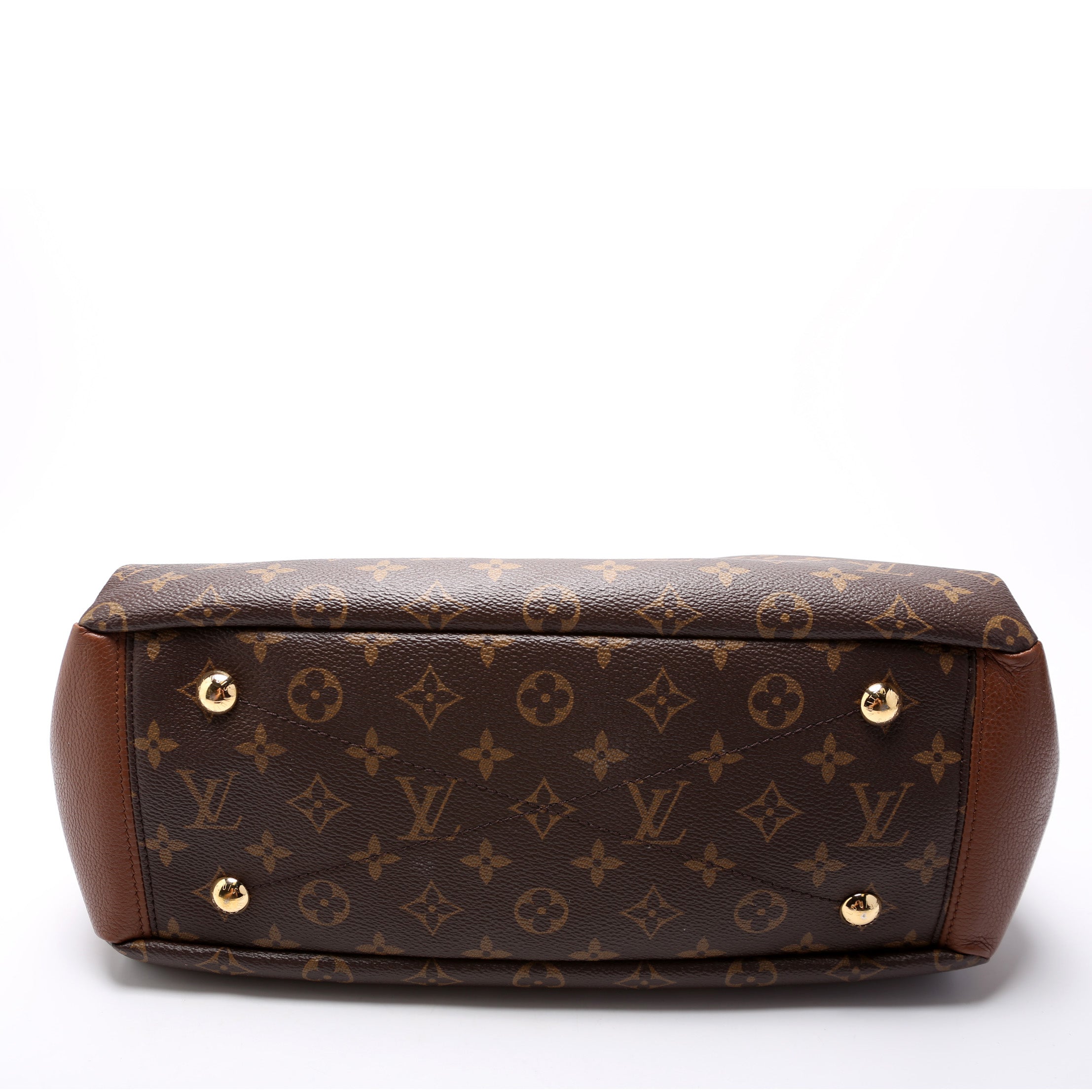 Pallas Tote Monogram Leather Side