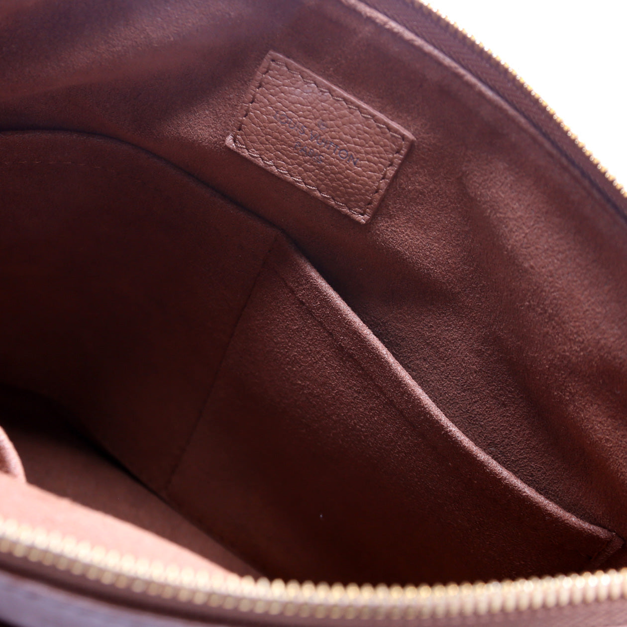 Pallas Tote Monogram Leather Side