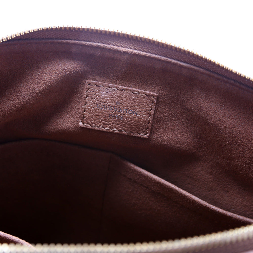 Pallas Tote Monogram Leather Side