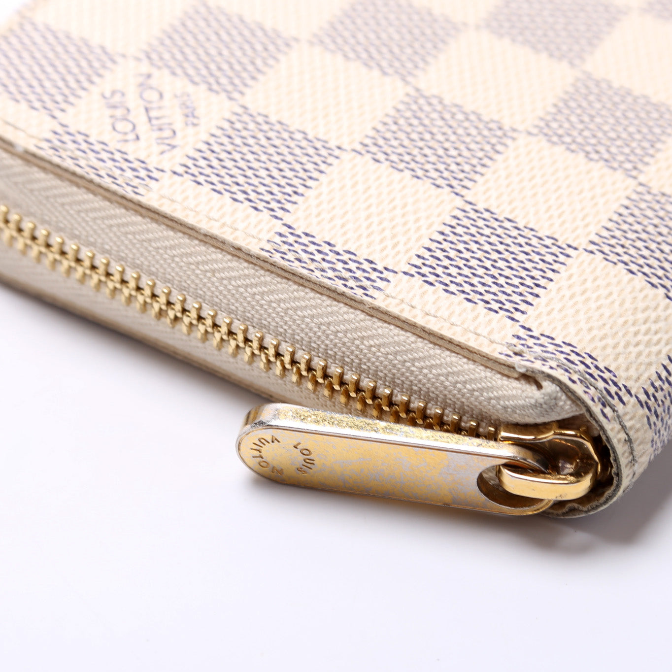 Zippy Wallet Damier Azur
