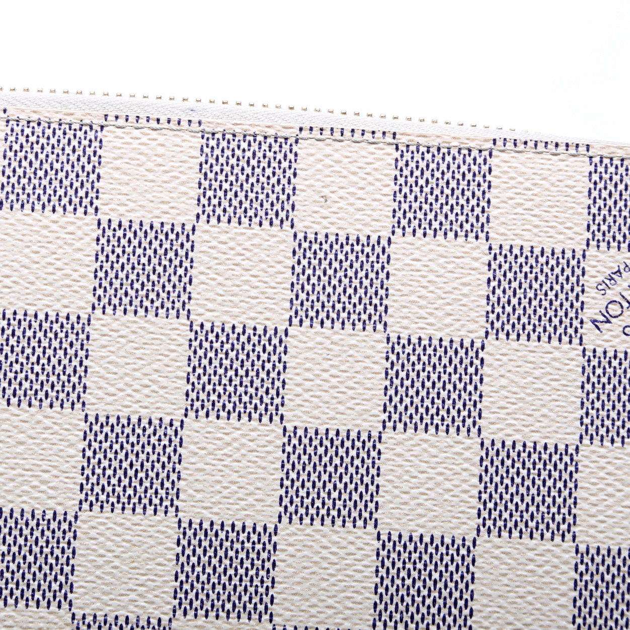 Zippy Wallet Damier Azur