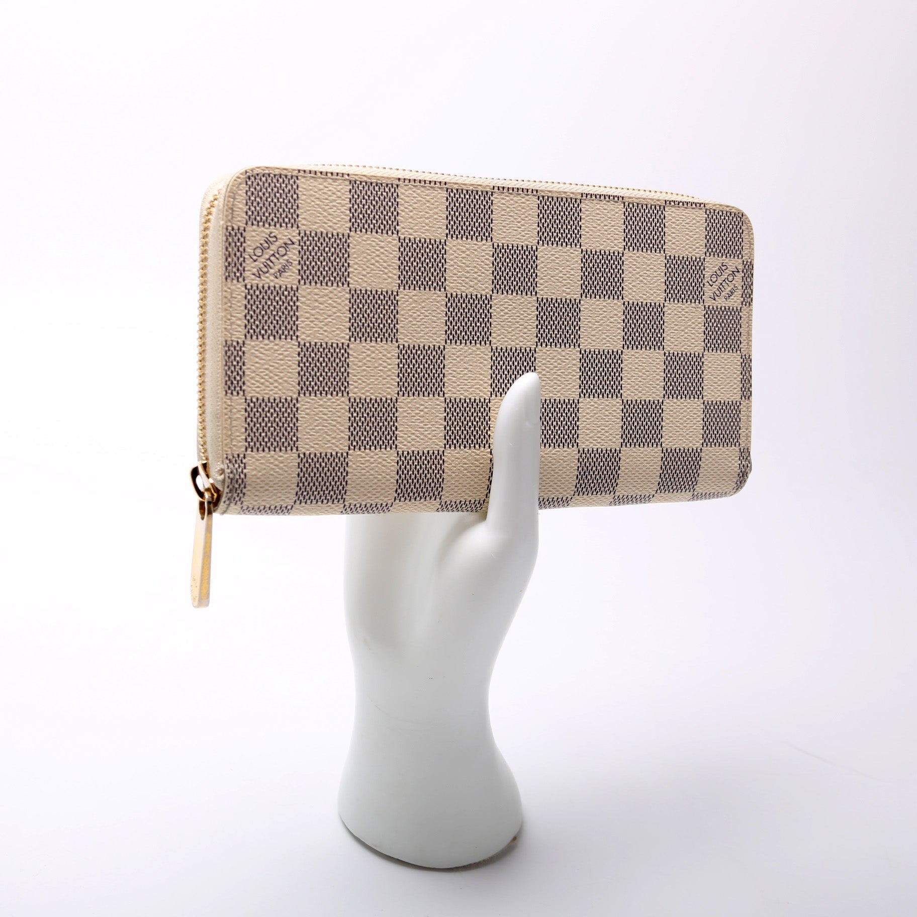 Zippy Wallet Damier Azur