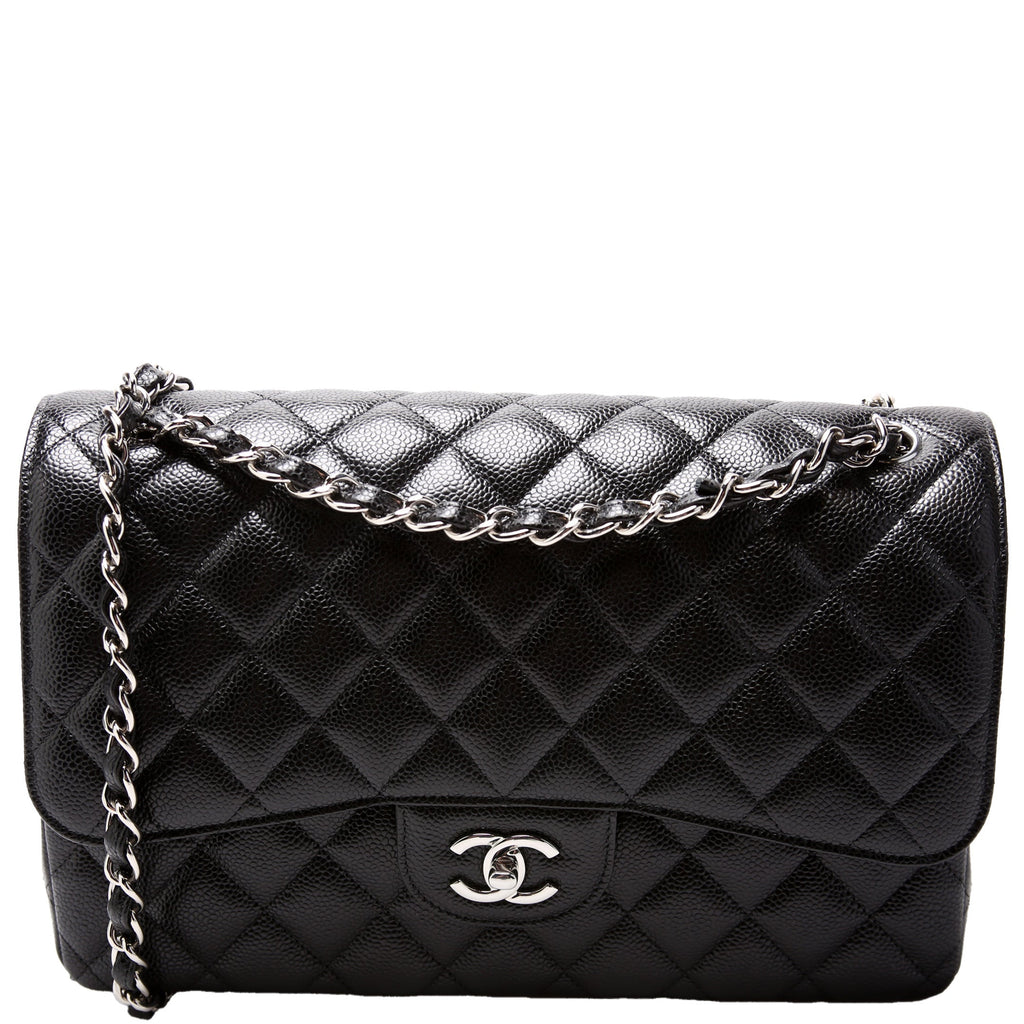 Classic Flap Jumbo Caviar RFID