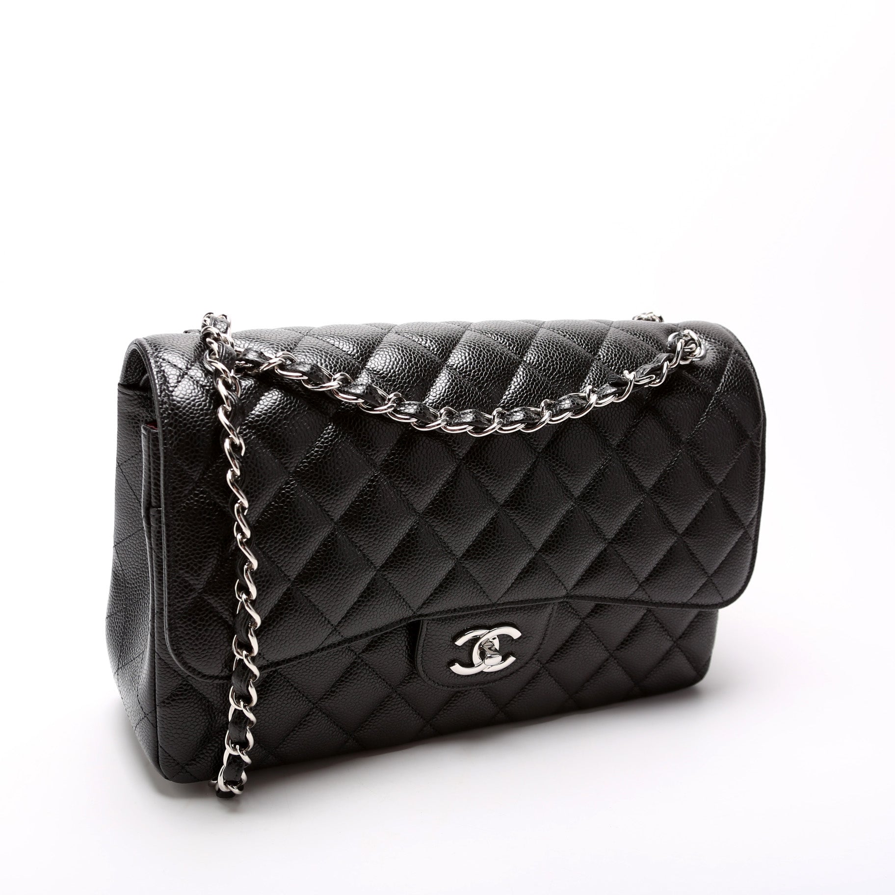 Classic Flap Jumbo Caviar RFID