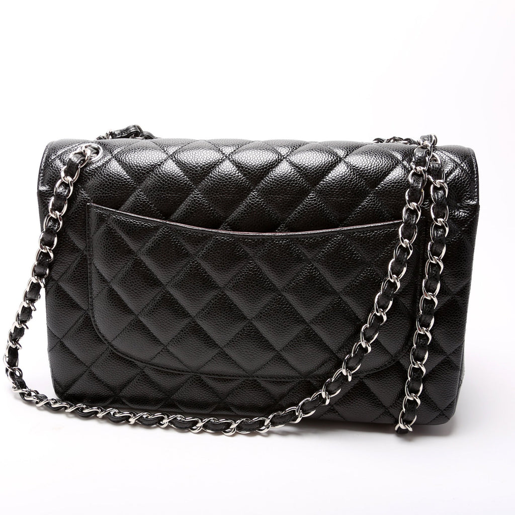 Classic Flap Jumbo Caviar RFID