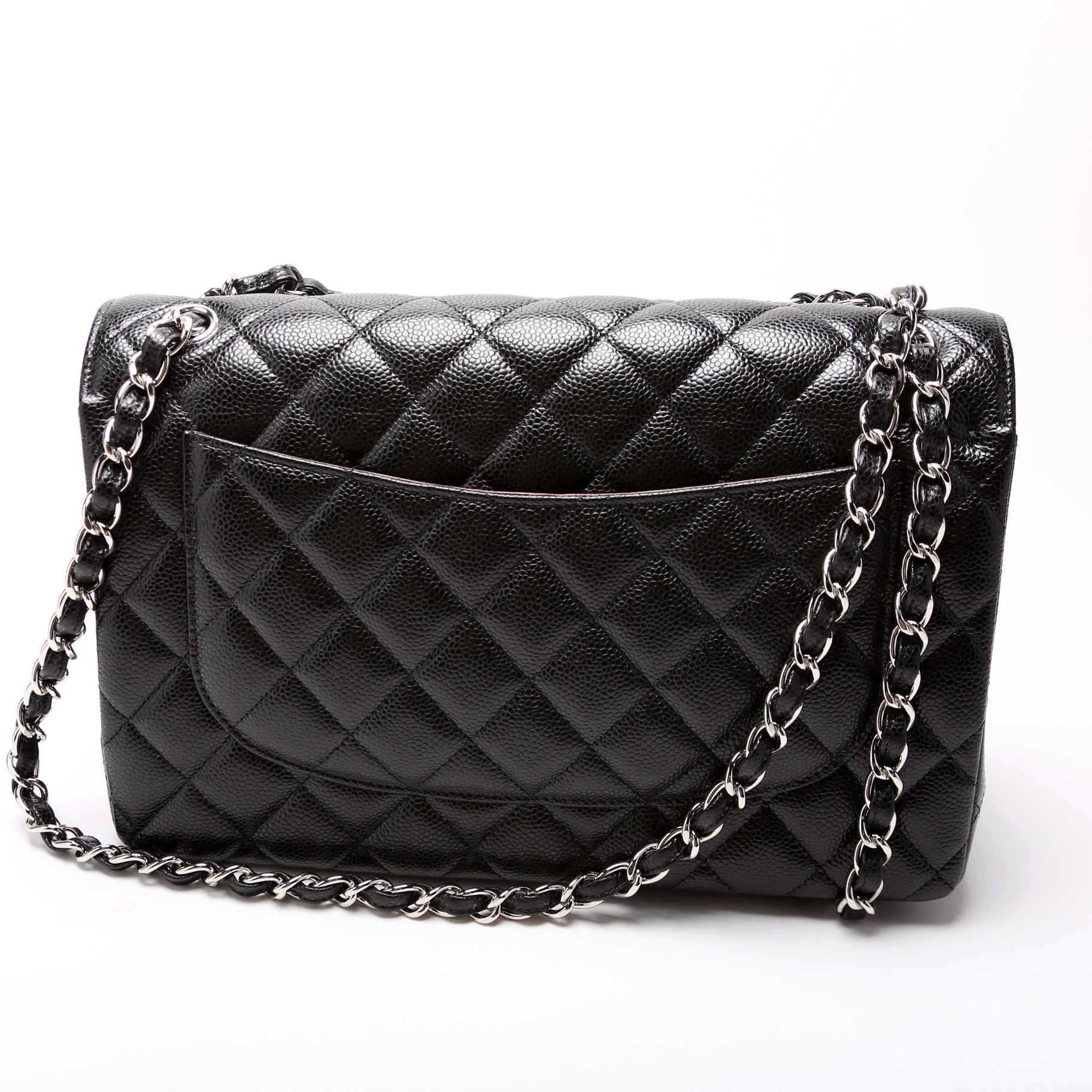 Classic Flap Jumbo Caviar RFID