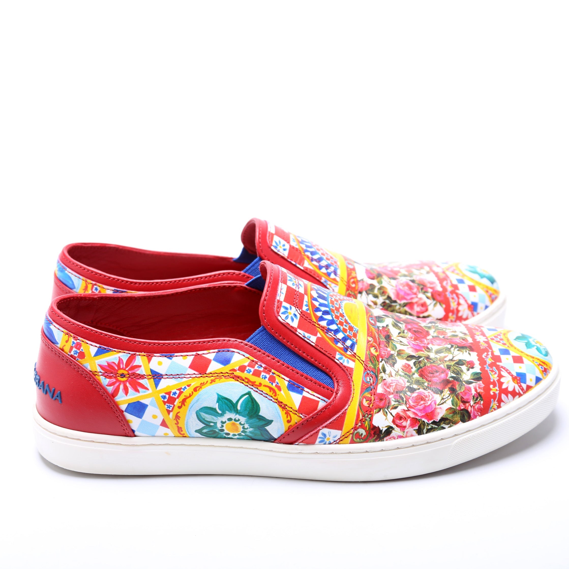Patterned Slip On Sneakers Size 39
