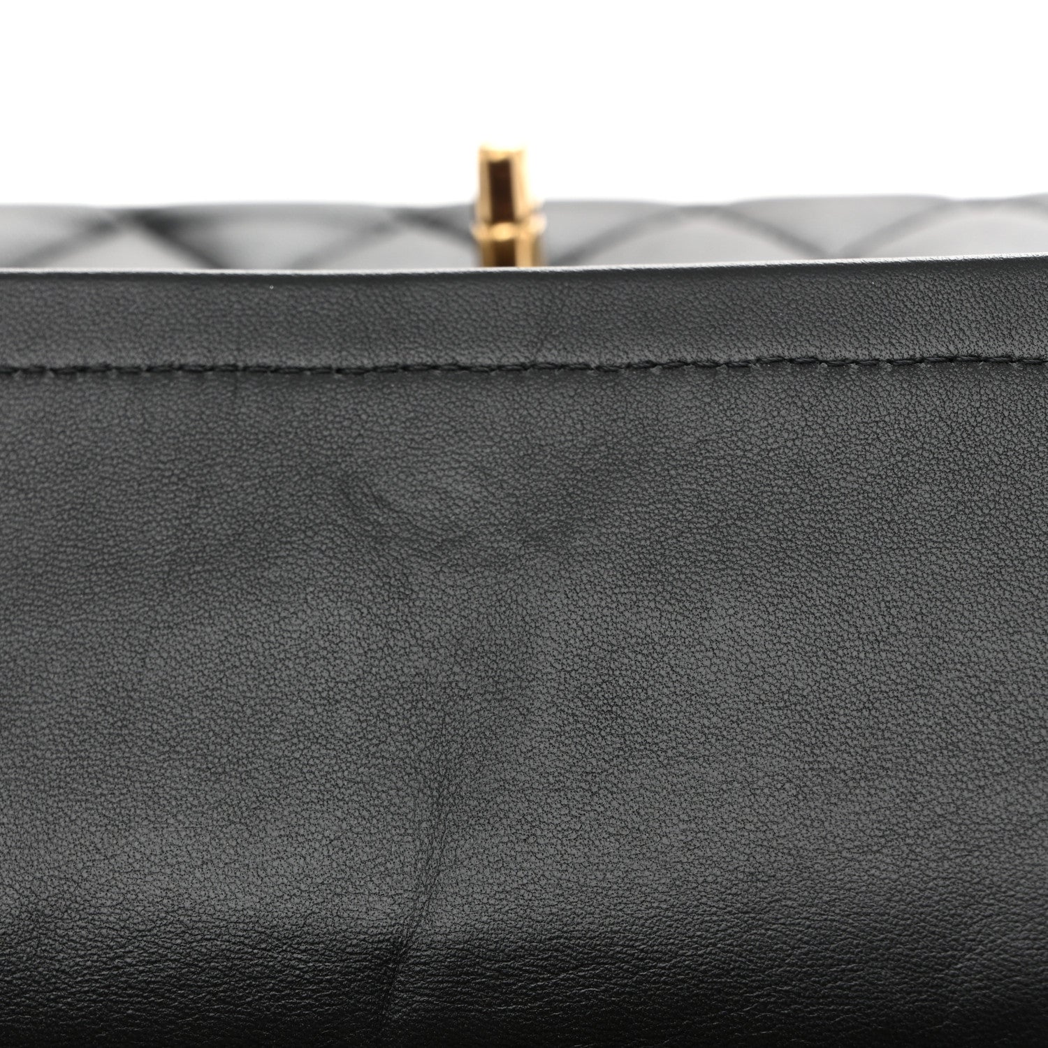 Chanel Lambskin Quilted Medium Double Flap Black