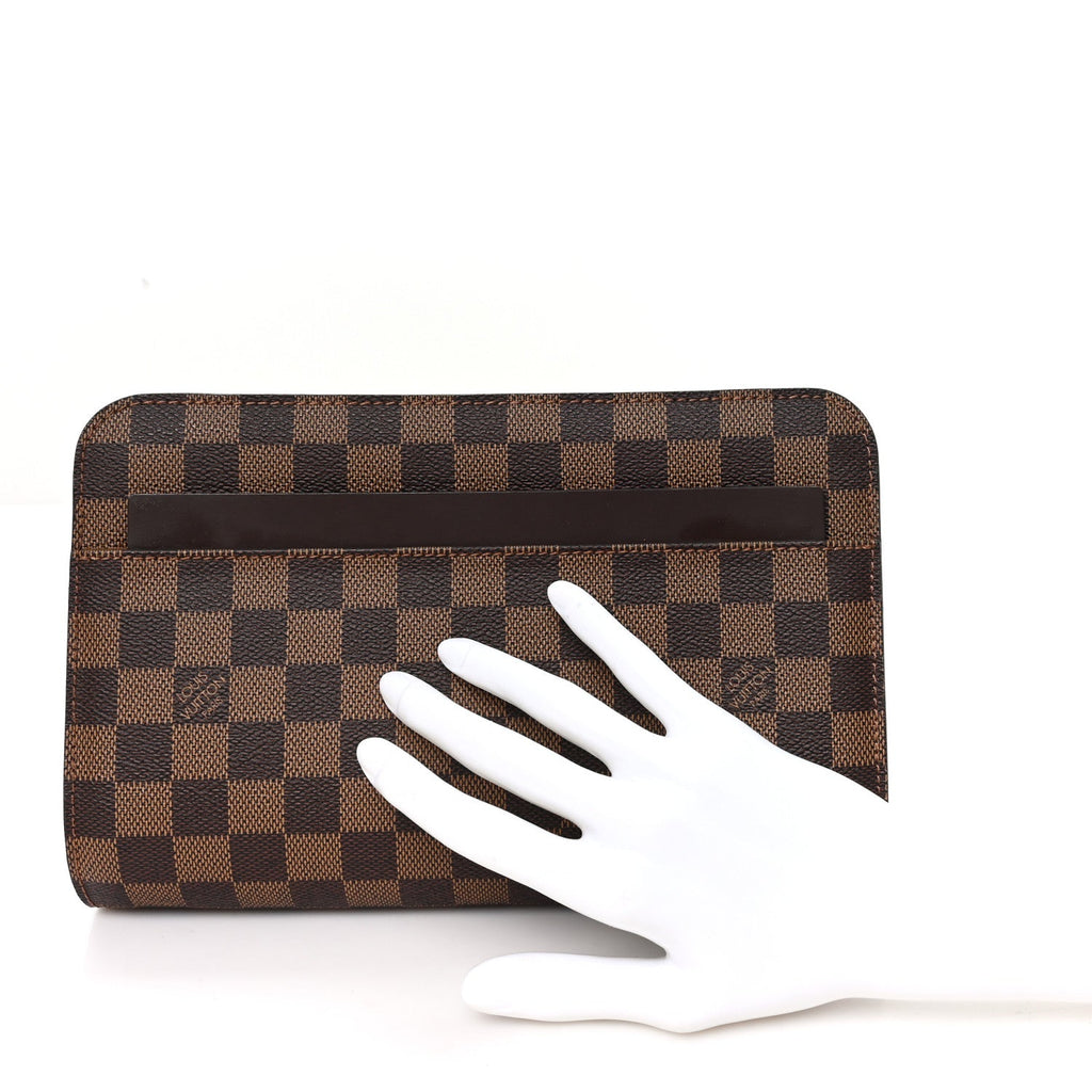 Louis Vuitton Damier Ebene Pochette Saint Louis Clutch