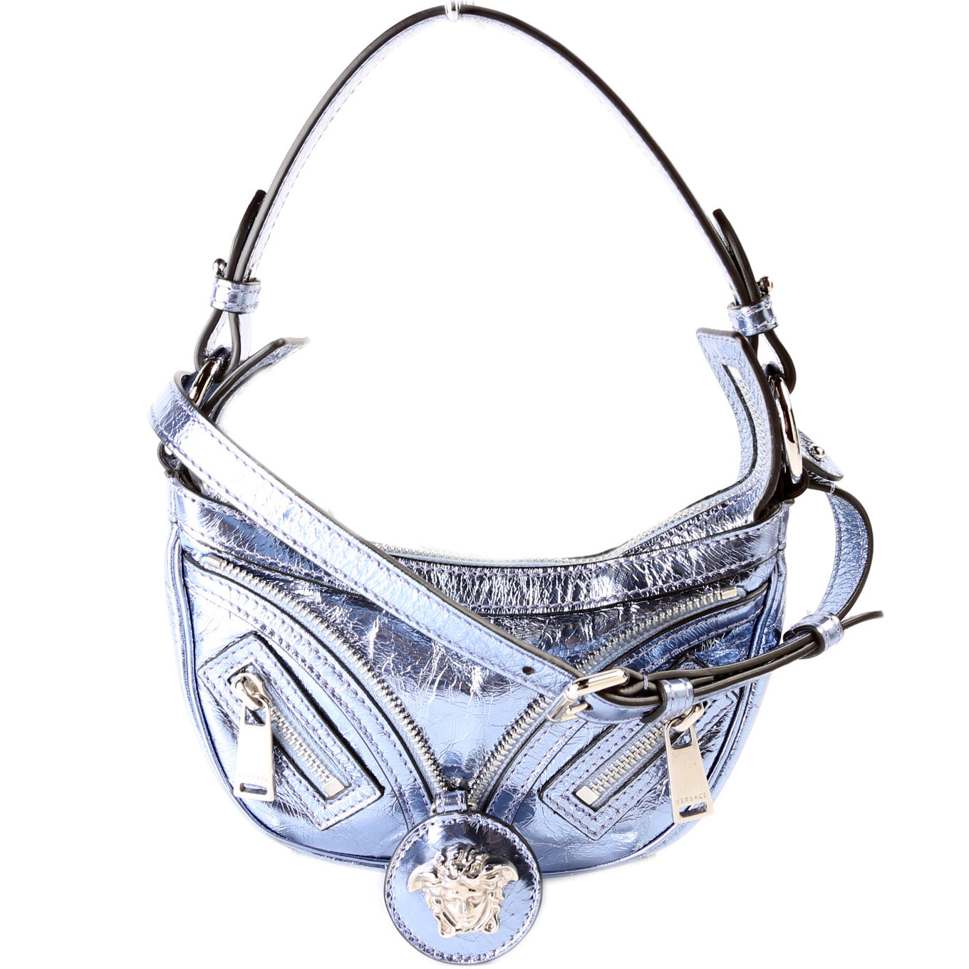Repeat Mini Hobo Metallic Leather