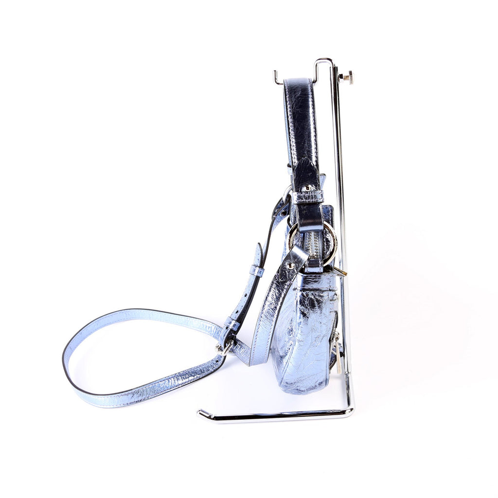 Repeat Mini Hobo Metallic Leather
