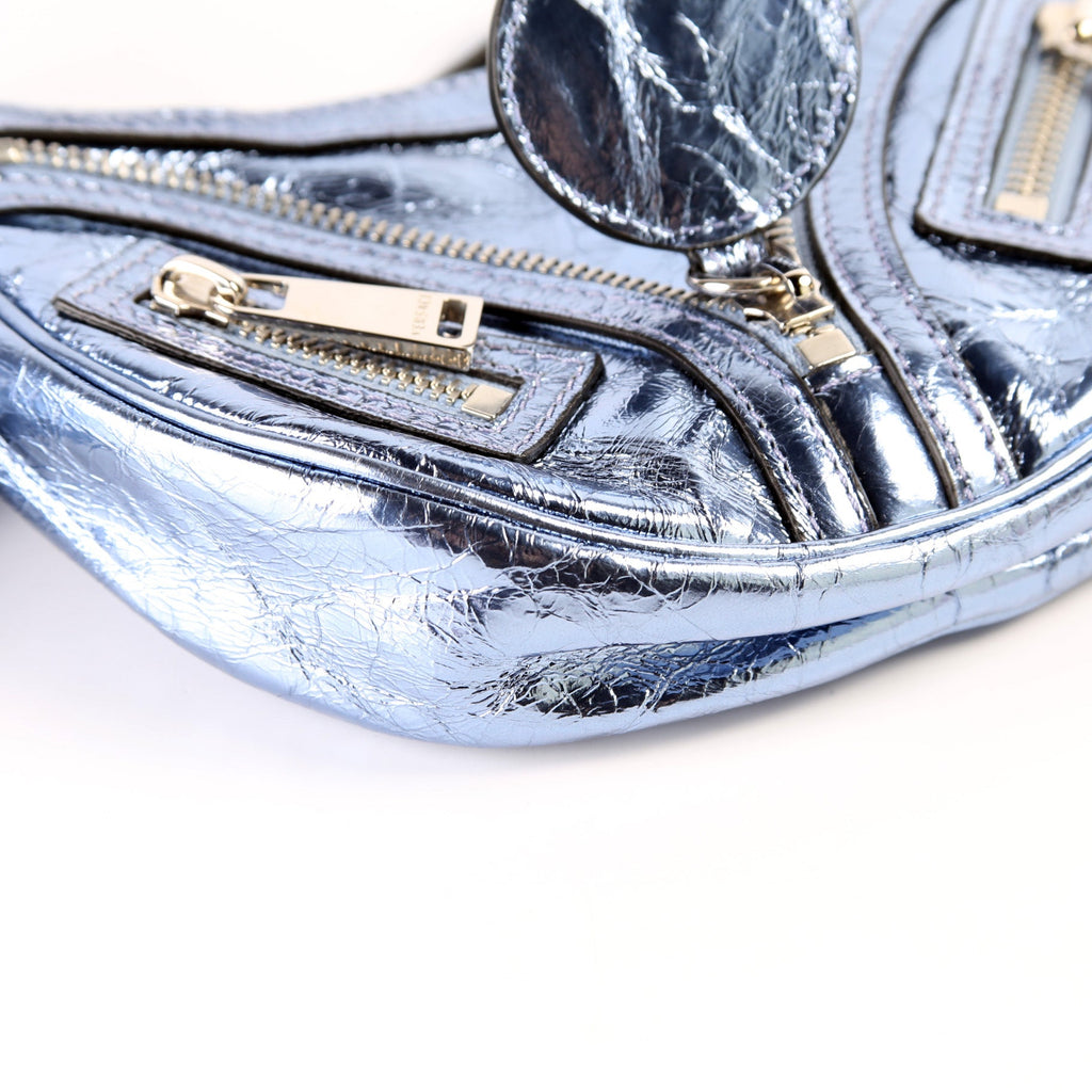 Repeat Mini Hobo Metallic Leather