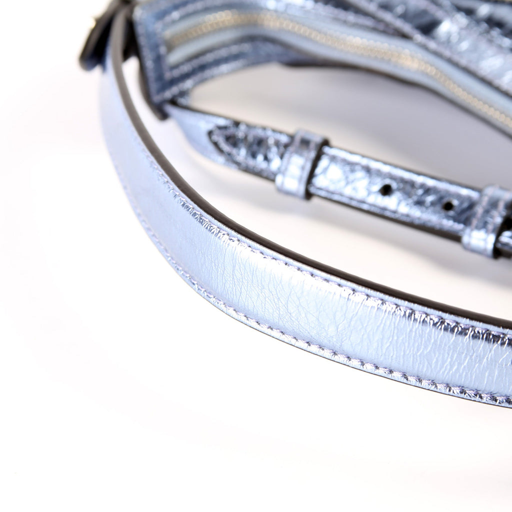 Repeat Mini Hobo Metallic Leather
