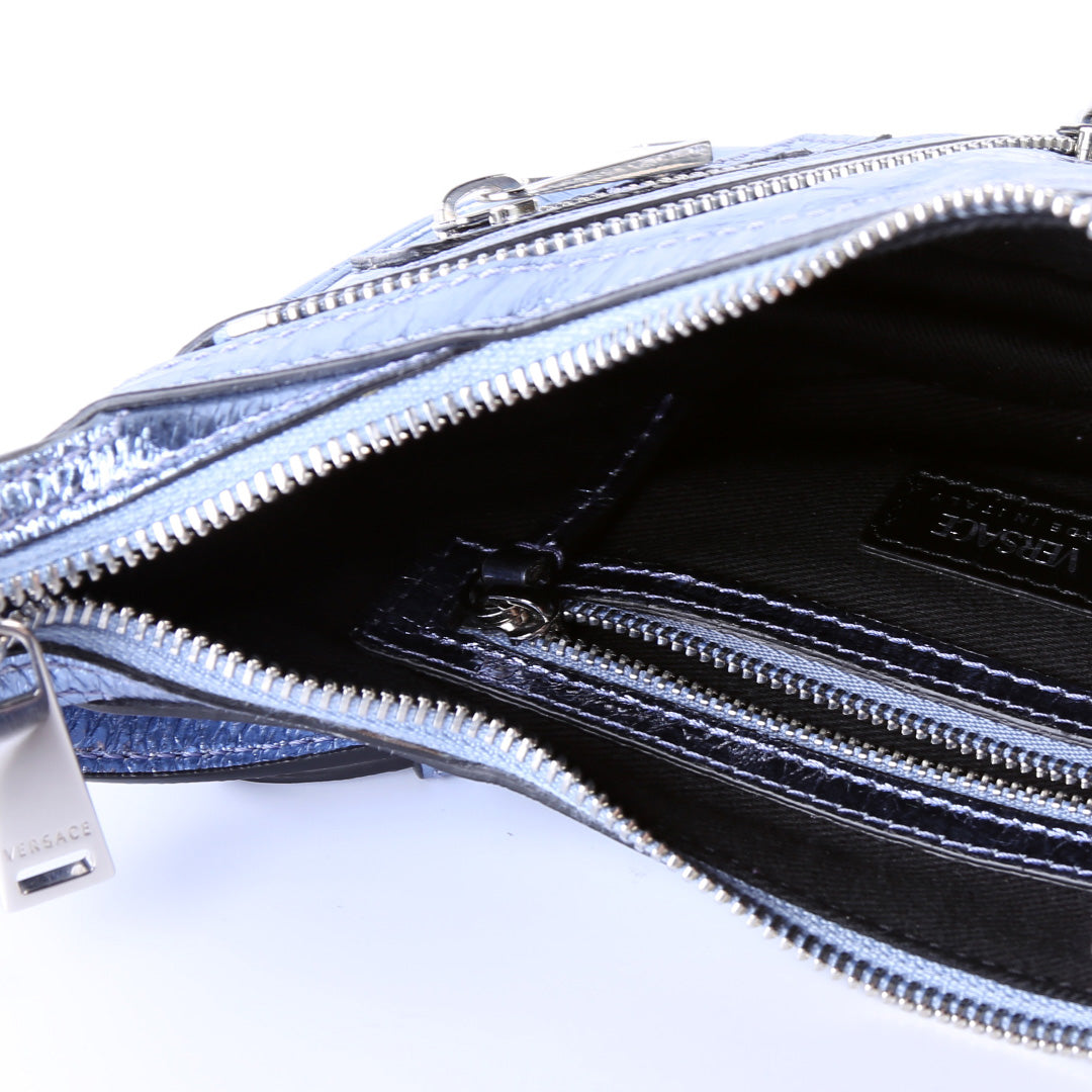 Repeat Mini Hobo Metallic Leather